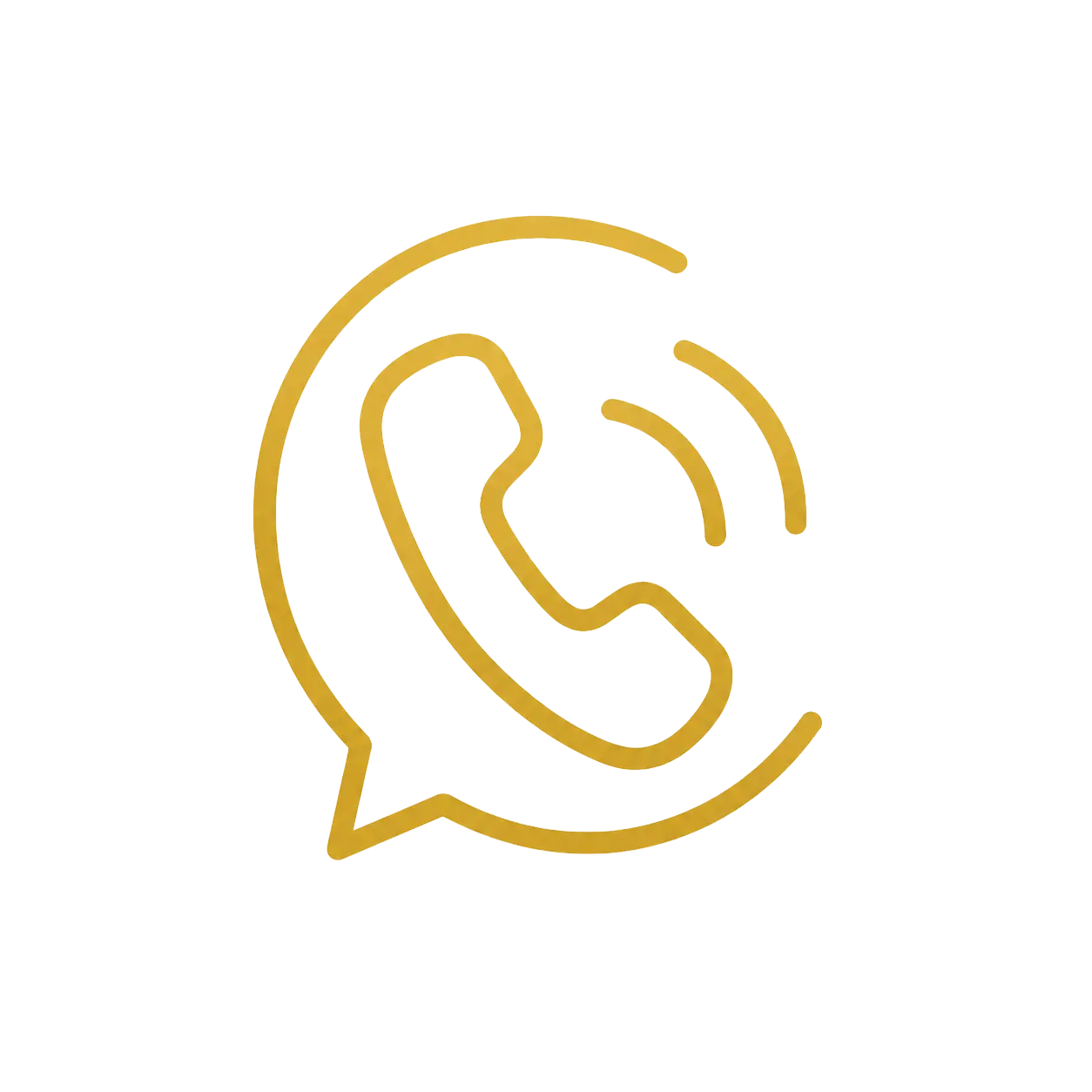 Enquire via phone icon and chat bubble