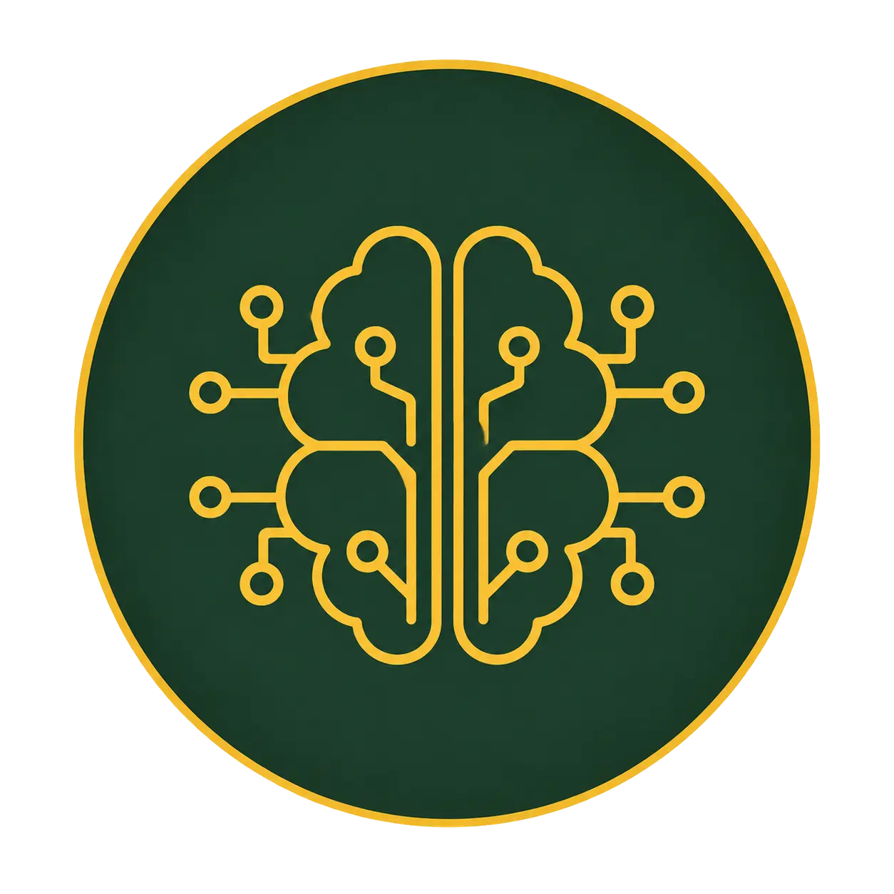 Stylized brain graphic with circuit patterns, symbolizing the mental aspect of the Corporate Athlete concept.